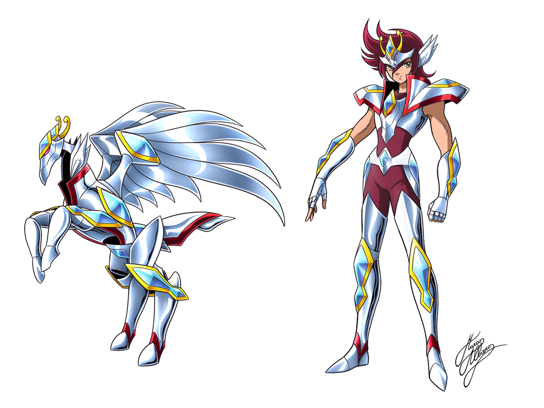 Saint Seiya Omega, Characters, Fanarts by Marco Albiero